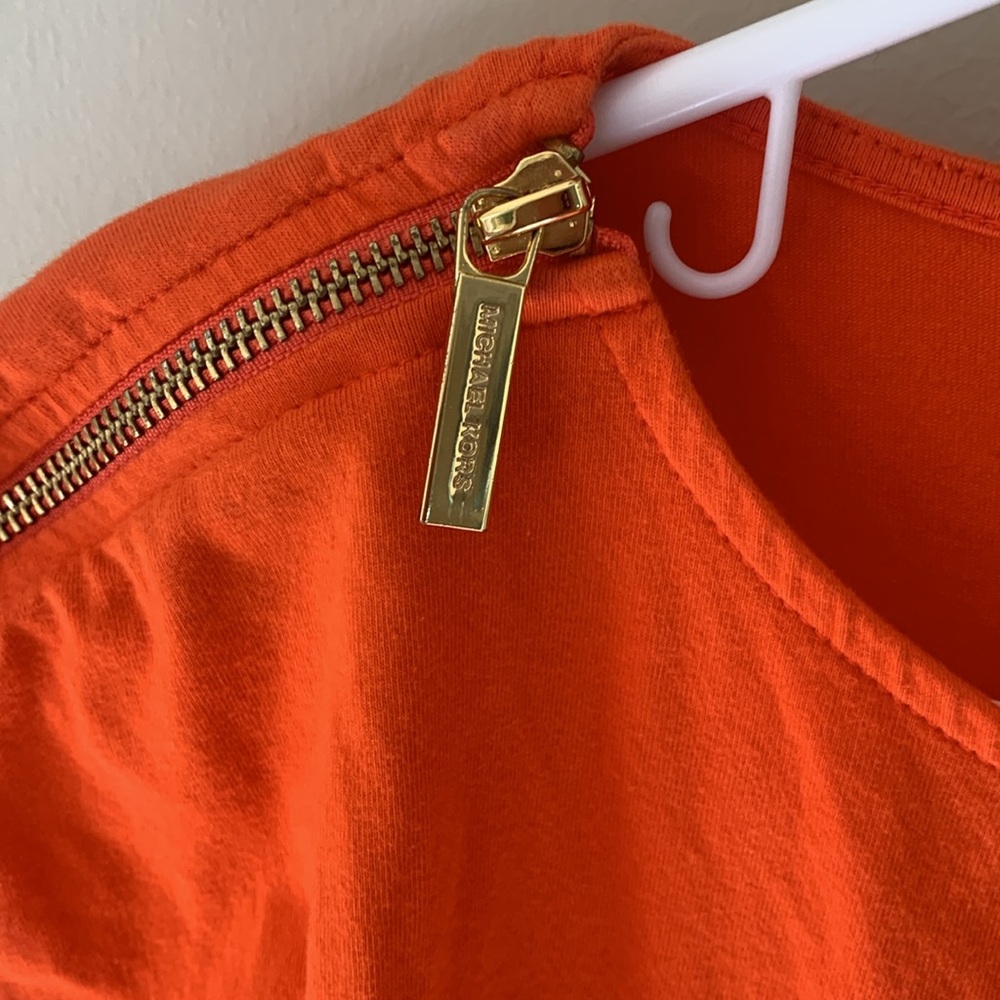Orange Women's Top, Michael Kors, L, like new - Picture 3 of 7